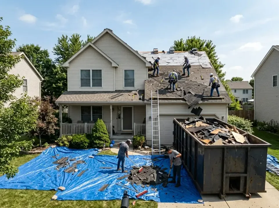 roof-replacement-debris-remova-004 — frequently asked questions, Cheapest Dumpster Rentals in Chattahoochee Hills, GA